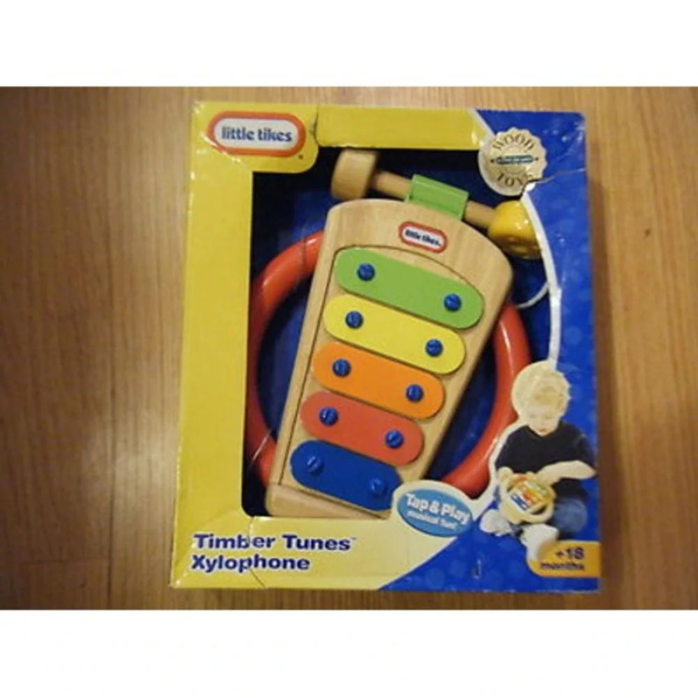 Little Tikes Timber Tunes Xylophone Wood Toy NIB new wood tap a tune instrument